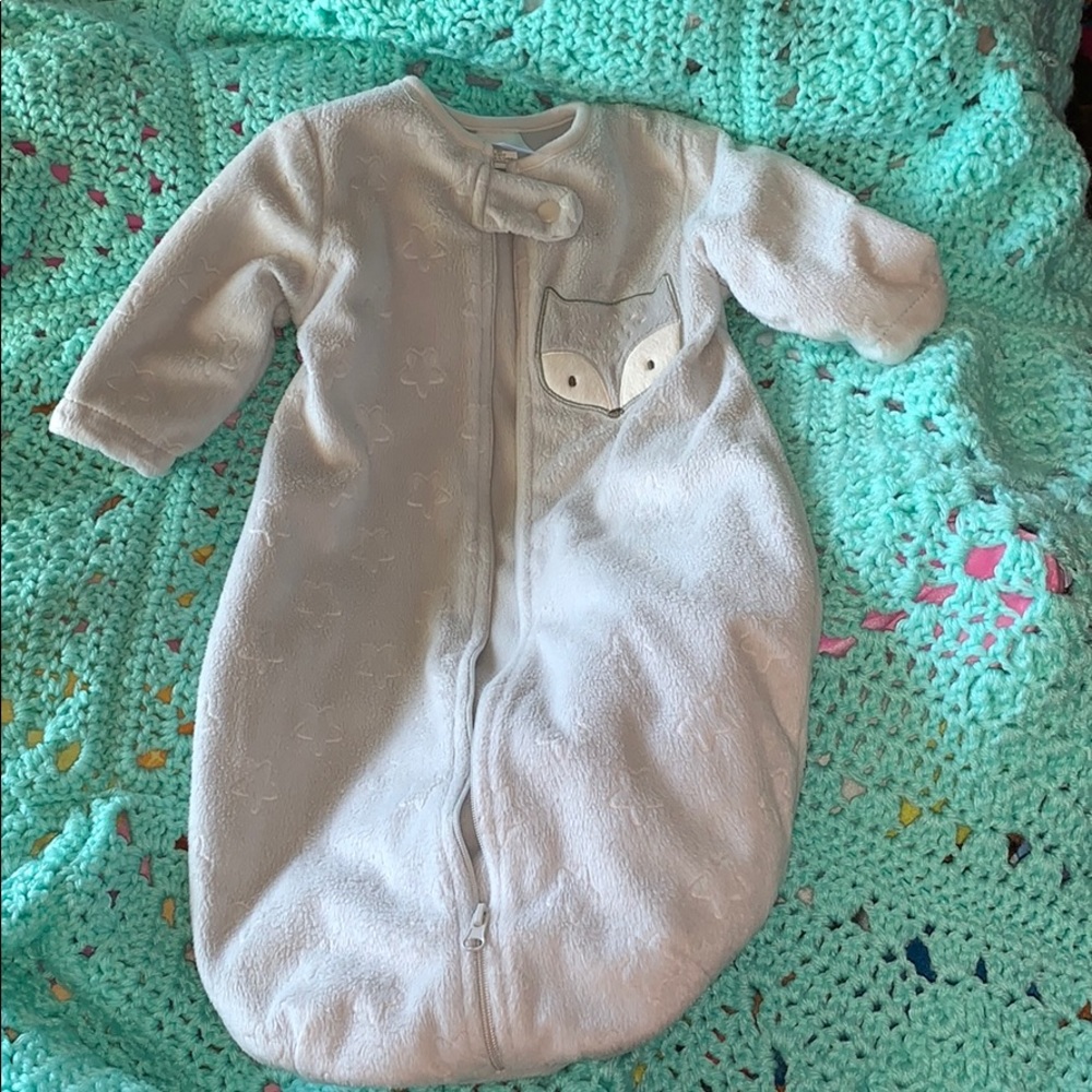 Chick Pea baby zip up body suit